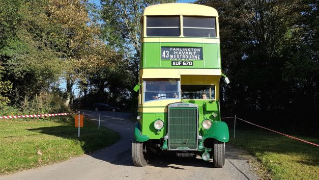 Visiting buses in service