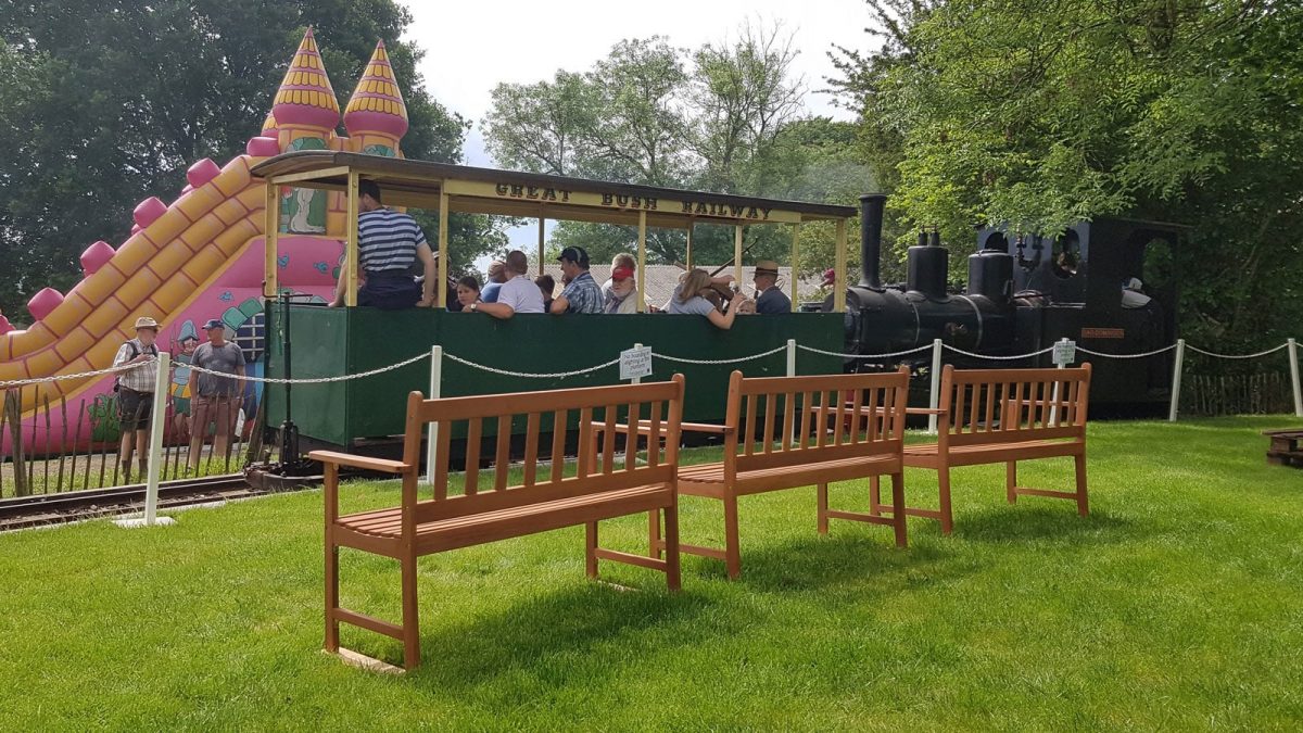 Passenger carrying narrow gauge railway