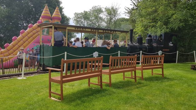 Passenger carrying narrow gauge railway